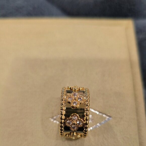 Perlée clovers ring - Picture 4 of 8